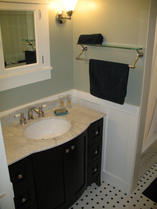 bathroom remodel with radiant floor heating